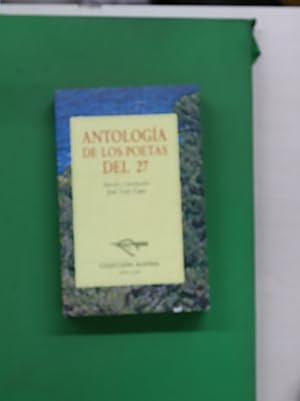 Seller image for Antologa de los poetas del 27 for sale by Librera Alonso Quijano