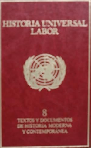 Seller image for Historia universal Labor (t. VIII) for sale by Librera Alonso Quijano