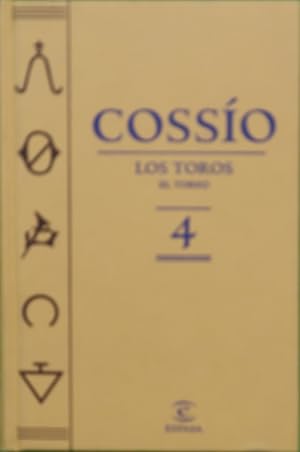 Imagen del vendedor de Cosso los toros (t. IV) a la venta por Librera Alonso Quijano