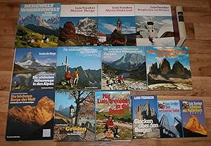 15 Bücher LUIS TRENKER: Höhenwege, Berge, Bergwelt, Gipfel, Alpen, Südtirol, Gröden.