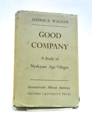 Seller image for Good Company for sale by World of Rare Books