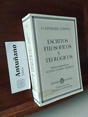 Imagen del vendedor de Escritos filosoficos y teologicos a la venta por Libros Antuano