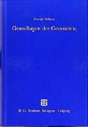 Grundlagen der Geometrie Mit Supplementen von Paul Bernays