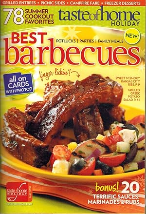 Bild des Verkufers fr TASTE OF HOME HOLIDAY BEST BARBECUES 78 Summer Cookout Favorites zum Verkauf von Z-A LLC