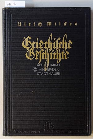 Seller image for Griechische Geschichte im Rahmen der Altertumsgeschichte. for sale by Antiquariat hinter der Stadtmauer