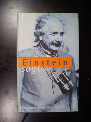 Bild des Verkufers fr Einstein sagt. Zitate, Einflle, Gedanken zum Verkauf von Buchfink Das fahrende Antiquariat