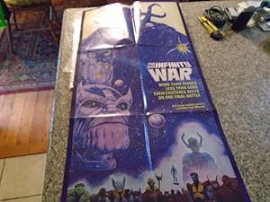 Marvel Infinity War Promo 6-Issue Comic Series Poster 1992 16.5 x 32.25