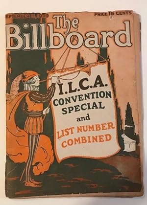 The Billboard: September 11, 1920; I.L.C.A. Convention Special and List Number Combined