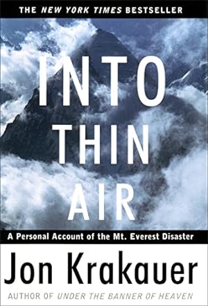 Immagine del venditore per Into Thin Air: A Personal Account of the Mount Everest Disaster venduto da -OnTimeBooks-