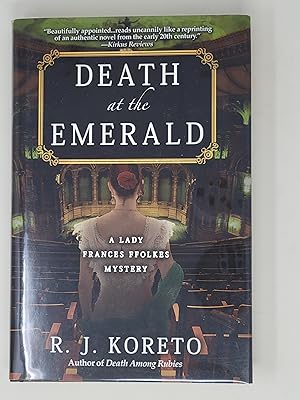 Seller image for Death at the Emerald: A Lady Frances Ffolkes Mystery for sale by Cross Genre Books