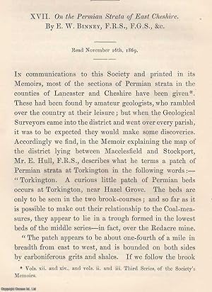 Imagen del vendedor de The Permian Strata of East Cheshire. An original article from the Memoirs of the Literary and Philosophical Society of Manchester, 1871. a la venta por Cosmo Books