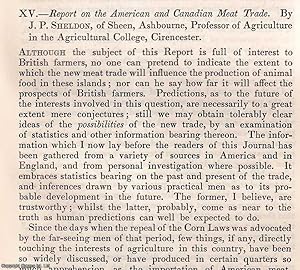 Imagen del vendedor de The American & Canadian Meat Trade. An original article from the Journal of the Royal Agricultural Society of England, 1877. a la venta por Cosmo Books