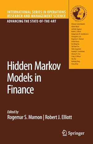 Image du vendeur pour Hidden Markov Models in Finance mis en vente par BuchWeltWeit Ludwig Meier e.K.
