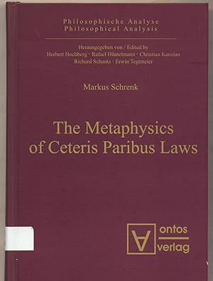 Bild des Verkufers fr The Metaphysics of Ceteris Paribus Laws zum Verkauf von avelibro OHG