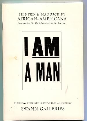 AFRICAN-AMERICANA: Printed & Manuscript.