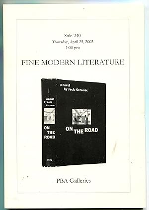 FINE MODERN LITERATURE Sale 240