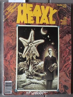 Image du vendeur pour HEAVY METAL Magazine October 1979./ issue #31 Special H.P. LOVECRAFT Issue // KTULU = Story & Art by MOEBIUS [aka Jean Giraud]. mis en vente par Comic World