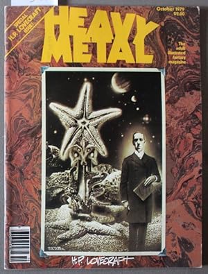 Imagen del vendedor de HEAVY METAL Magazine October 1979./ issue #31 Special H.P. LOVECRAFT Issue // KTULU = Story & Art by MOEBIUS [aka Jean Giraud]. a la venta por Comic World