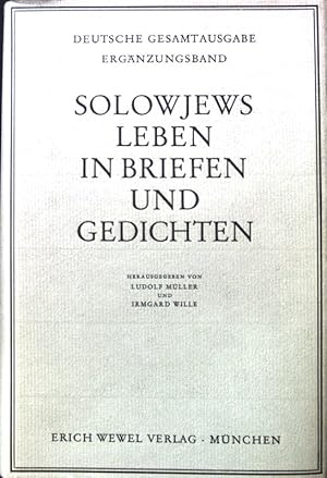 Bild des Verkufers fr Solowjews Leben in Briefen und Gedichten. zum Verkauf von books4less (Versandantiquariat Petra Gros GmbH & Co. KG)