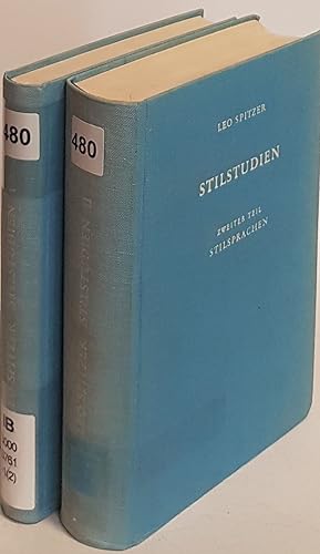 Stilstudien (2 Bände KOMPLETT) - Teil I: Sprachstile/ Teil II: Stilsprachen.