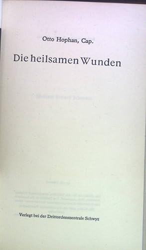 Seller image for Die heilsamen Wunden; for sale by books4less (Versandantiquariat Petra Gros GmbH & Co. KG)