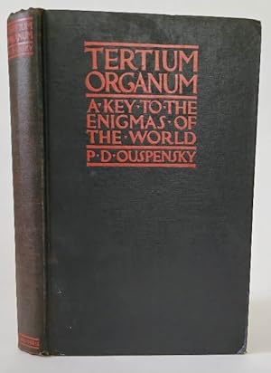 Bild des Verkufers fr Tertium Organum (The Third Organ of Thought): A Key to the Enigmas of the World zum Verkauf von Aardvark Book Depot