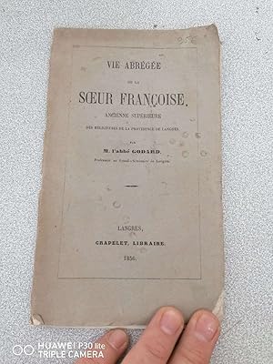 Imagen del vendedor de Vie Abrge de la Soeur Franoise a la venta por Dmons et Merveilles