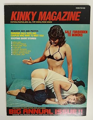 Kinky Magazine Vintage Issue 1971 House of Milan HOM Reader Contact Ads Latex Lady