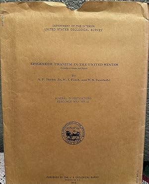 Seller image for Epigenetic Uranium in the United States, Exclusive of Alaska and Hawaii, Mineral Investigations Resource Map MR-21 for sale by Crossroads Books