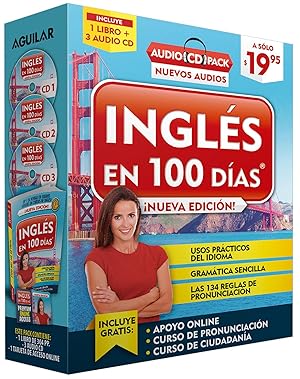 Bild des Verkufers fr Ingls en 100 das - Curso de Ingls - Audio Pack (Libro + 3 CD s Audio) / English in 100 Days Audio Pack zum Verkauf von moluna