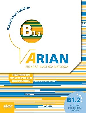 Imagen del vendedor de Arian B1.2 Ikaslearen liburua (+CD audioa) (+transkripzioak) a la venta por Imosver