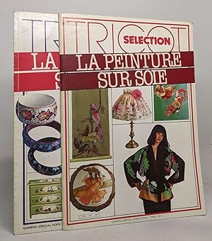 Lot de 2 numéros hors série de "Tri selection": la peinture sur soie / la peinture sur bois