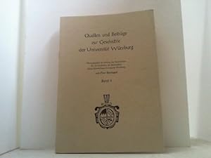 Imagen del vendedor de Quellen und Beitrge zur Geschichte der Universitt Wrzburg. Band 5. a la venta por Antiquariat Uwe Berg