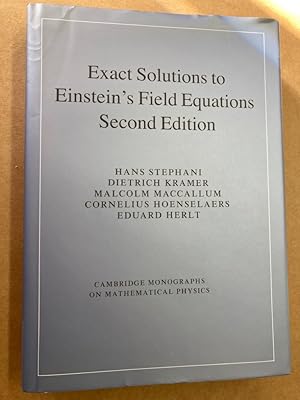 Bild des Verkufers fr Exact Solutions of Einstein's Field Equations. Second Edition. zum Verkauf von Plurabelle Books Ltd