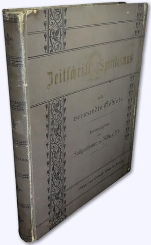 Image du vendeur pour Zeitschrift fr Spiritismus und verwandte Gebiete. 1. Jhg. 1897 [kmpl.]. mis en vente par Versandantiquariat Hans-Jrgen Lange