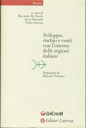 Immagine del venditore per Sviluppo, rischio e conti con l'esterno delle regioni italiane venduto da Studio Bibliografico Marini