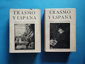 Seller image for ERASMO Y ESPA�A. Estudios sobre la Historia Espiritual del Siglo XVI. Traducci�n de Antonio Alatorre. Primera edici�n en espa�ol, corregida y aumentada por el autor. for sale by Carmichael Alonso Libros