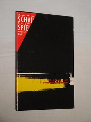 Imagen del vendedor de Programmbuch 105 Staatstheater Stuttgart, Schauspiel 2004/05. EIN SOMMERNACHTSTRAUM von Shakespeare. Regie: Elias Perrig, Bhne: Beate Fanacht, Kostme: Michaela Barth. Mit Bernhard Baier, Susana Fernandes Genebra, Gernot Grnewald, Sierk Radzei, Britta Firmer, Verena Fitz, Ernst Konarek, Hans Josef Eich, Juliane Koren, Philipp Otto a la venta por Fast alles Theater! Antiquariat fr die darstellenden Knste