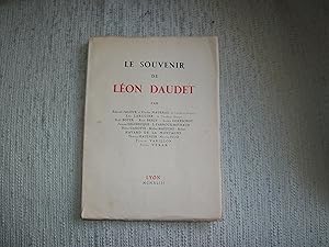 Seller image for LE SOUVENIR DE LEON DAUDET. for sale by Nouvene Sylvie