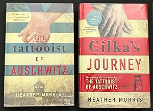 Image du vendeur pour The Tattooist of Auschwitz & Cilka's Journey A Superb New Signed Dated & Located 2 book UK 1st Ed 1st Print HB set mis en vente par Clearbury Books