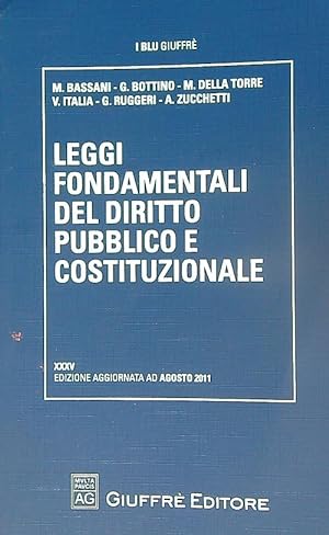 Seller image for Leggi fondamentali del diritto pubblico e costituzionale 2011 for sale by Miliardi di Parole