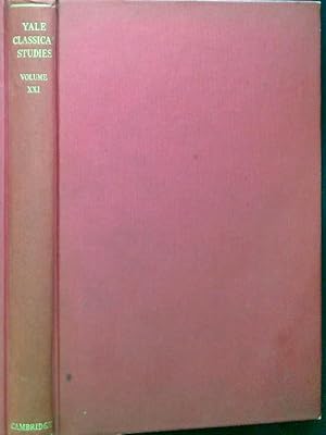 Image du vendeur pour Yale Classical Studies - Volume XXI mis en vente par Librodifaccia