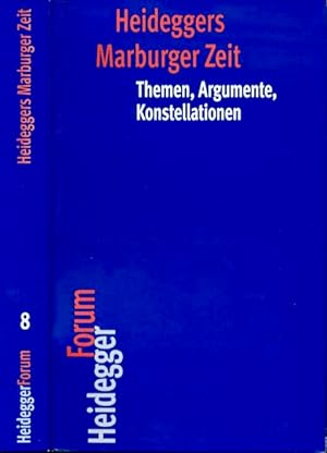 Bild des Verkufers fr Heideggers Marburger Zeit: Themen, Argumente, Konstellationen. zum Verkauf von Antiquariaat Fenix