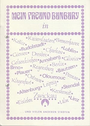 Bild des Verkufers fr Programmheft Gerd Natschinski MEIN FREUND BUNBURY Musical Premiere 12. Oktober 1986 Spieljahr 1986 zum Verkauf von Programmhefte24 Schauspiel und Musiktheater der letzten 150 Jahre