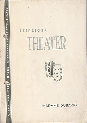 Seller image for Programmheft Carl Millcker MADAME DUBARRY Spielzeit 1958 / 59 Heft 38 for sale by Programmhefte24 Schauspiel und Musiktheater der letzten 150 Jahre