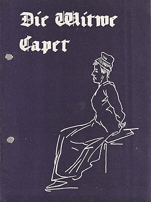 Bild des Verkufers fr Programmheft Lion Feuchtwanger DIE WITWE CAPET Premiere 25. Dezember 1962 Spielzeit 1962 Heft 19 zum Verkauf von Programmhefte24 Schauspiel und Musiktheater der letzten 150 Jahre