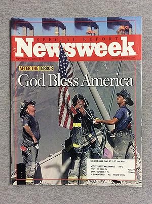 Image du vendeur pour Newsweek Magazine, September 24, 2001, Volume Cxxxv111, Number 13, Special Report, Featuring September 11, 2001 Attack mis en vente par Book Nook