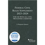 Bild des Verkufers fr Federal Civil Rules Supplement, 2023-2024, For Use with All Civil Procedure Casebooks(Selected Statutes) zum Verkauf von eCampus