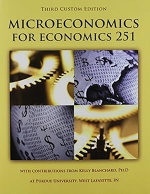Seller image for Microeconomics Purdue Custom for sale by ZBK Books