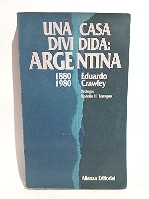 Seller image for Una Casa Dividida: Argentina (1880-1980) for sale by Libros de Ultramar Alicante